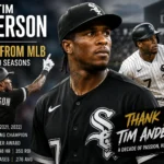 Tim Anderson retires from MLB after 10 seasons