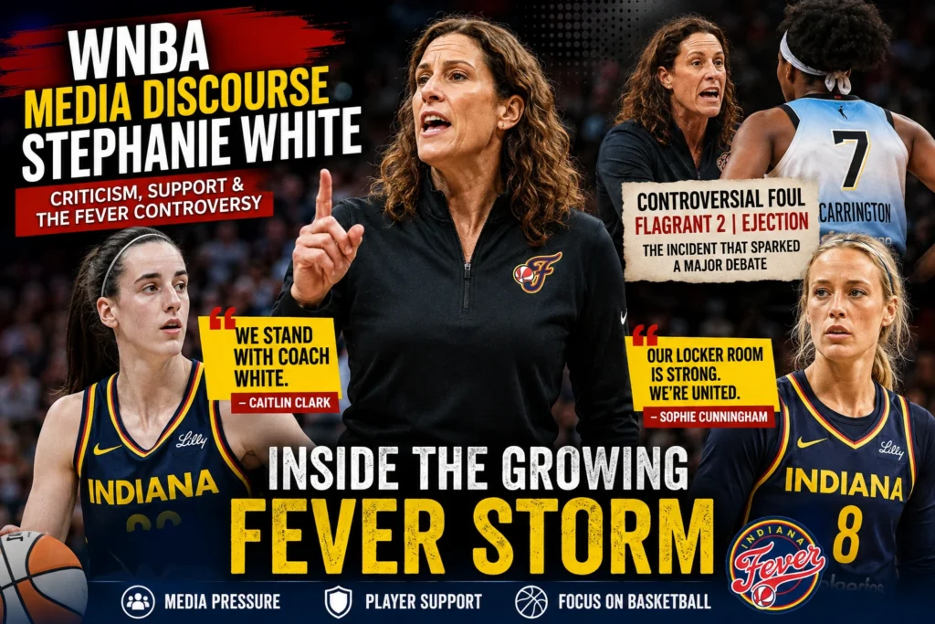 WNBA media discourse surrounding Stephanie White and Indiana Fever
