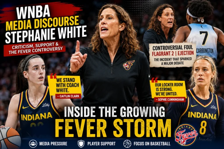 WNBA media discourse surrounding Stephanie White and Indiana Fever