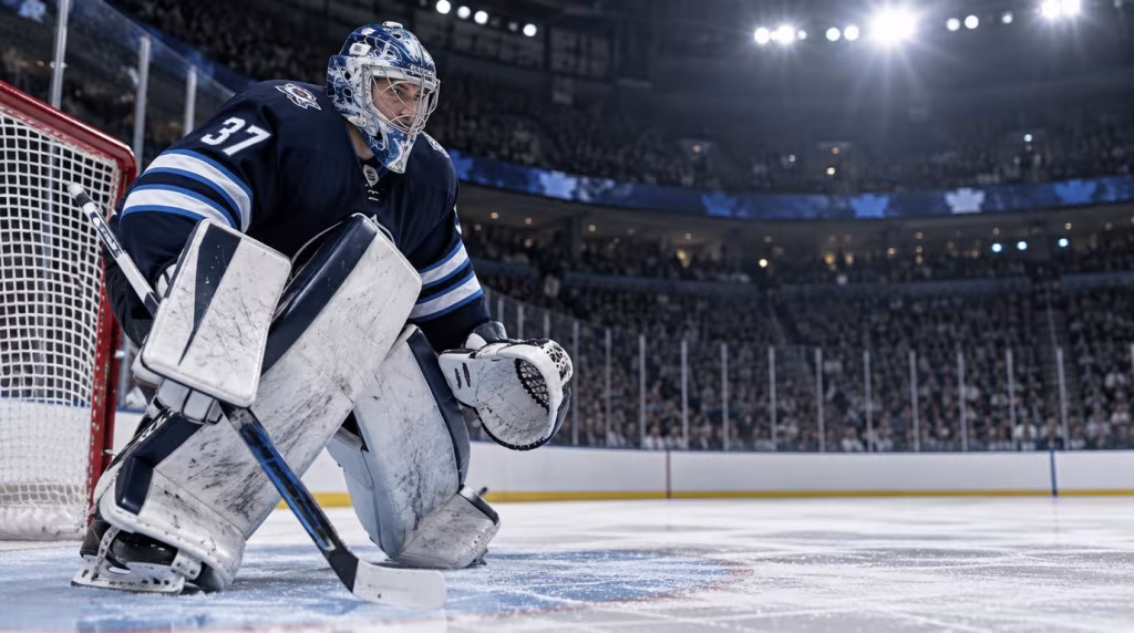Connor Hellebuyck trade rumors involving the Winnipeg Jets and New Jersey Devils