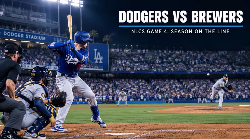 Dodgers vs Brewers NLCS Game 4 preview and Los Angeles baseball playoff news